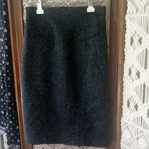 Anthropologie tweed pencil skirt
